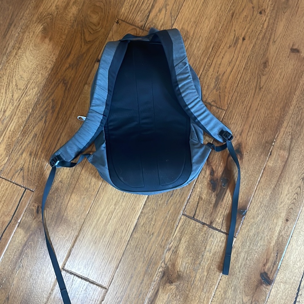 Black/Grey Northface Backpack - image 2
